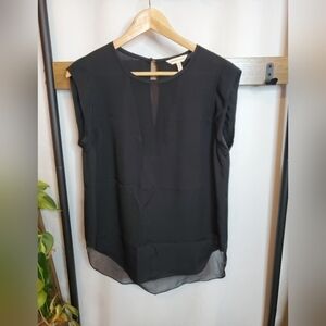 Rebecca taylor semi sheer blouse. Size 6. EUC